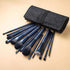 Eigshow Beauty Full JADE SERIES - 15 PCS MAKEUP BRUSH KIT - TOURMALINE BLUE